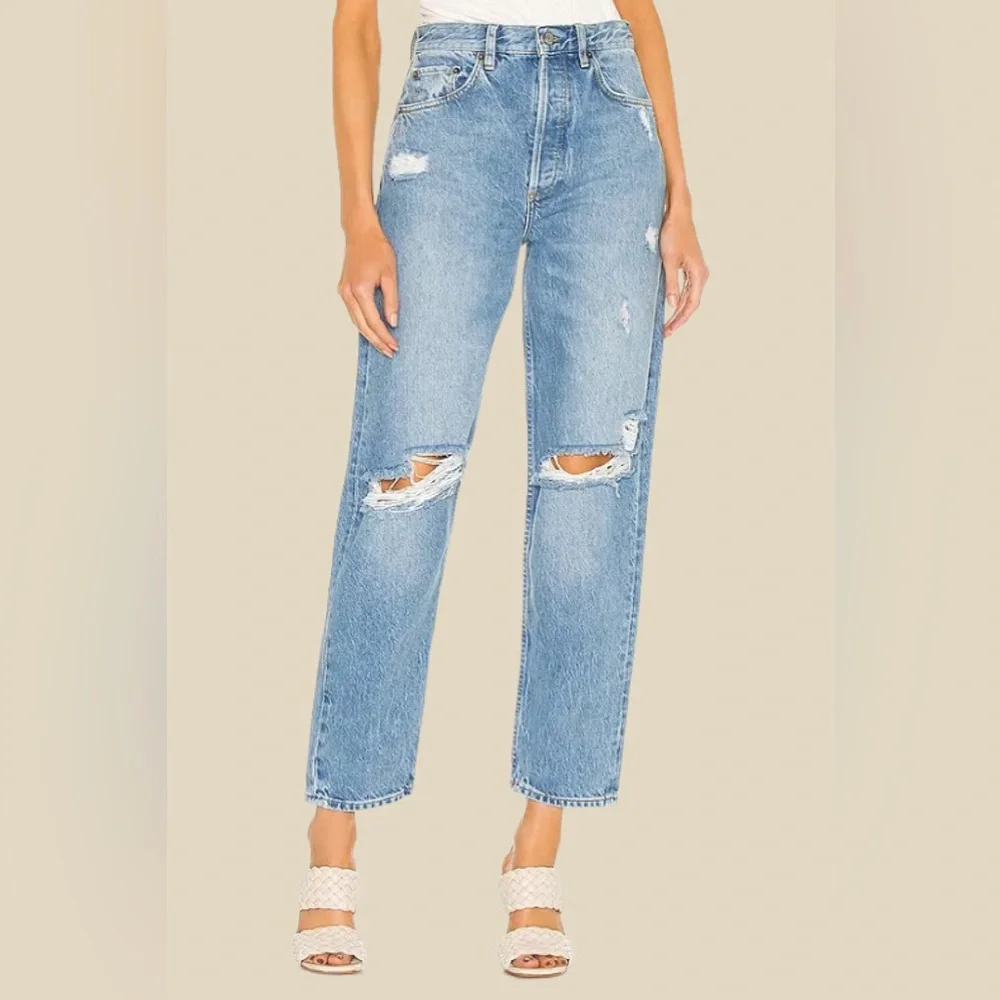 NWT! BOYISH The Toby Denim Jeans in Unfaithfully Yours Tapered Distressed Sz 28